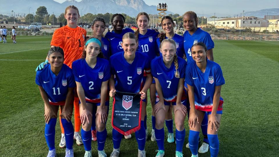 U.S. Under-16 Girls’ National Team Draws Germany 3-3 in Second Match of 2026