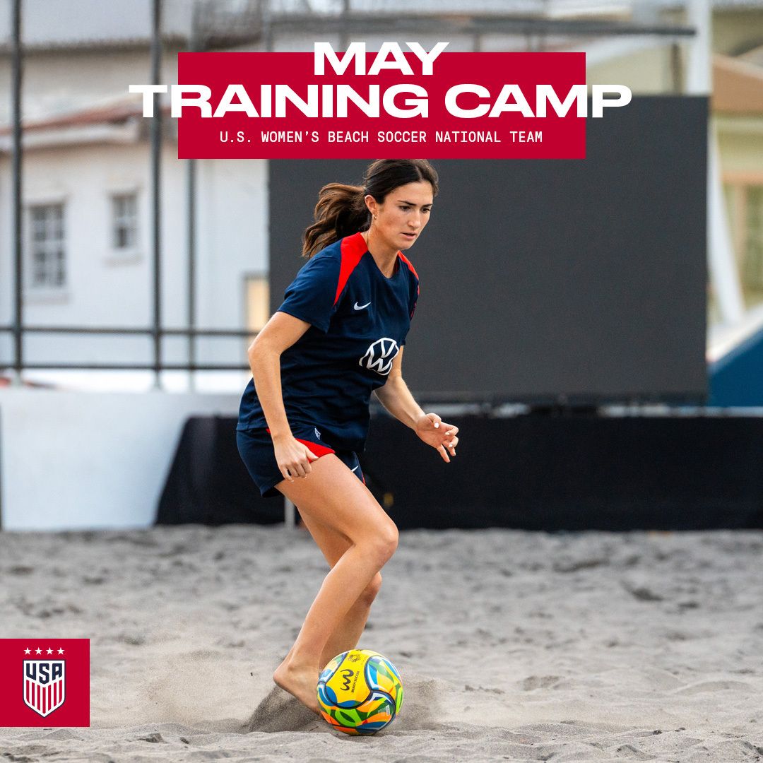 Morgan Church Selects 16-player U.S. Women’s Beach Soccer National Team Training Camp Roster for May 12-18 in Huntington Beach, California