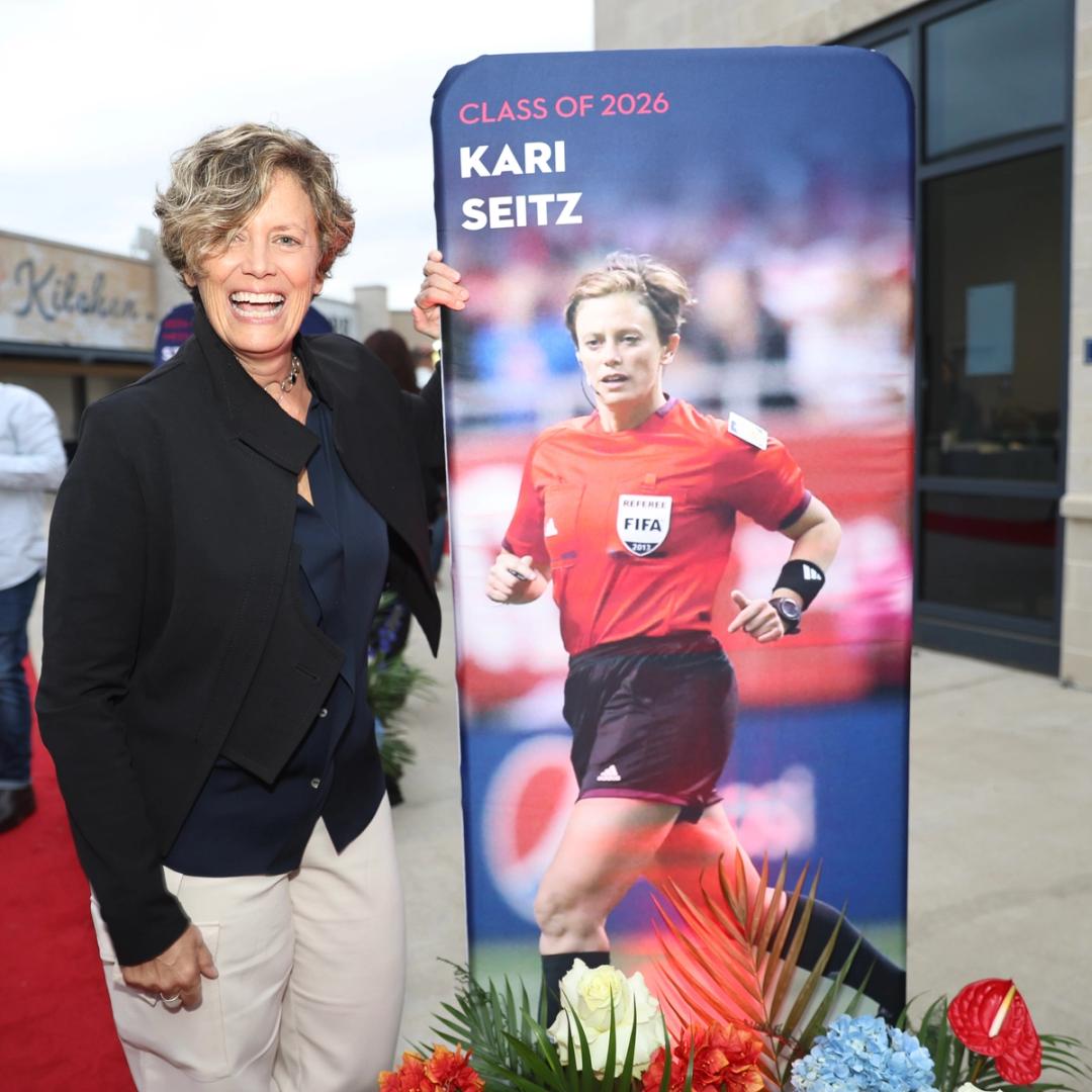 Kari Seitz’s Referee Journey to the National Soccer Hall of Fame