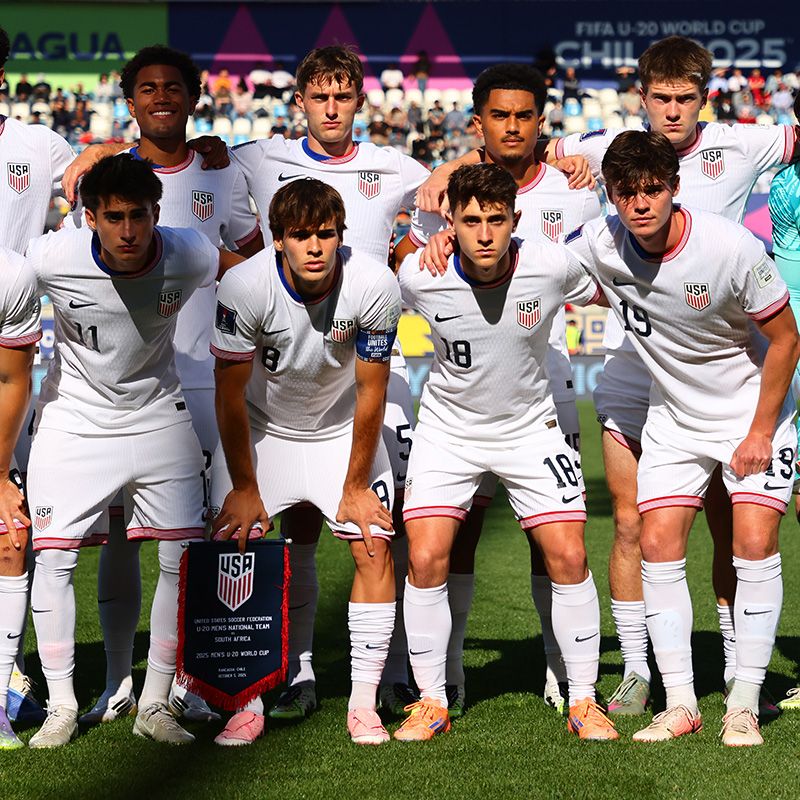 U.S. U-20 Men’s National Team Claims Top Spot in World Cup Group E Following 2-1 Defeat to South Africa