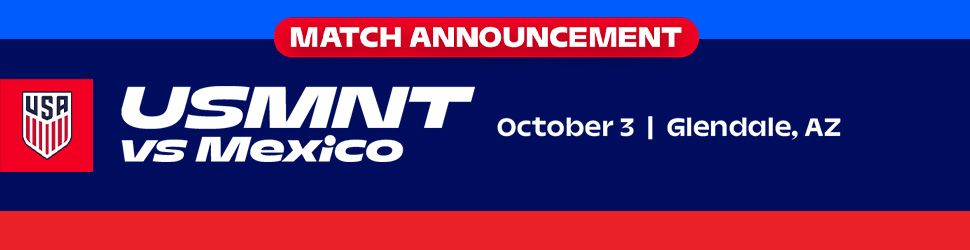 USMNT Fall Matches