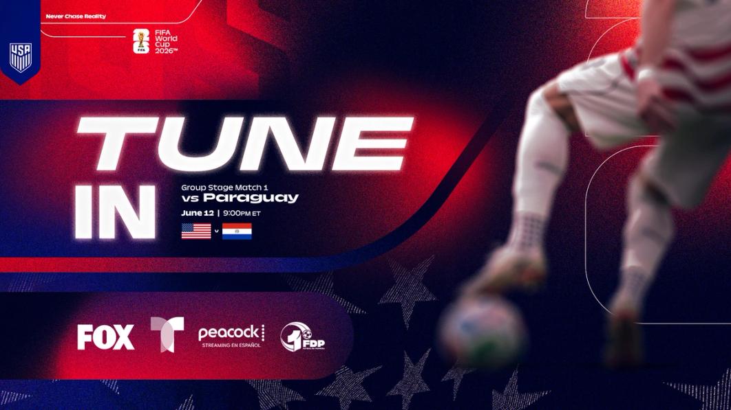 How to Watch: USMNT vs. Paraguay in the FIFA World Cup on Friday, June 12 in Los Angeles