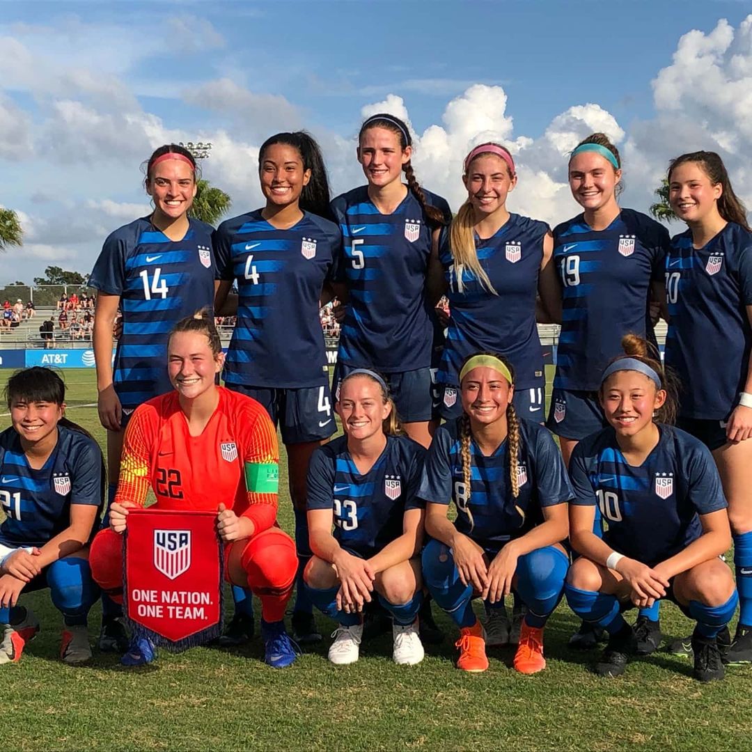 US U20 WNT Blue Falls 2 0 to France in 2019 Nike Friendlies Opener