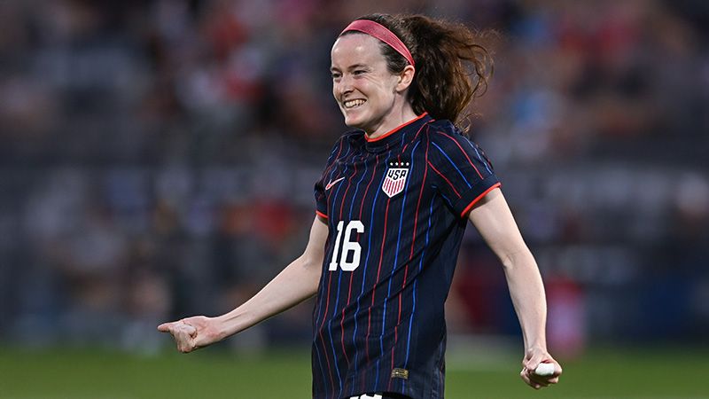 Rose Lavelle smiling