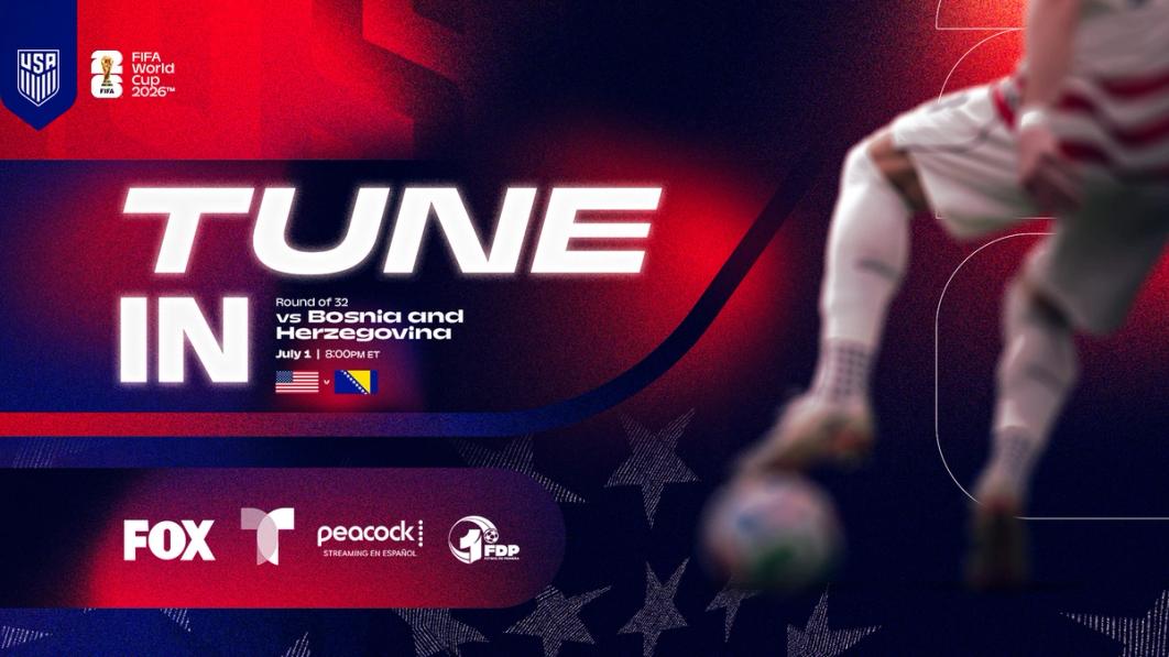 How to Watch: USMNT vs. Bosnia and Herzegovina in the FIFA World Cup on Wednesday, July 1 in San Francisco Bay Area