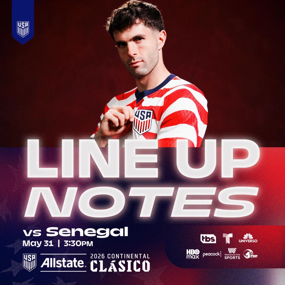 USMNT vs. Senegal: Starting XI & Lineup Notes