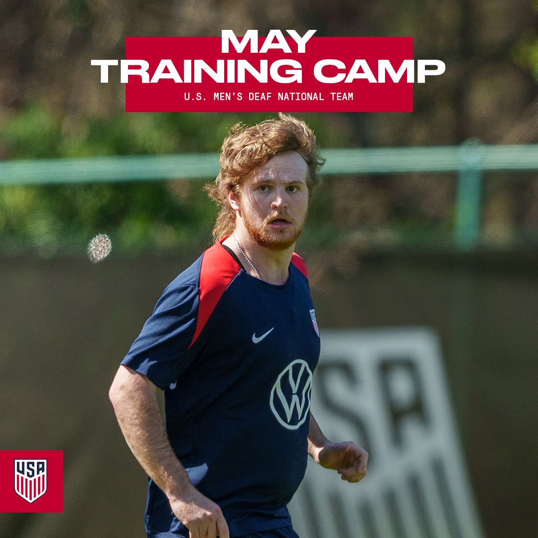 Everett Palache Names 21-Player U.S. Men’s Deaf National Team Roster from May 21-26 in Marietta, Georgia