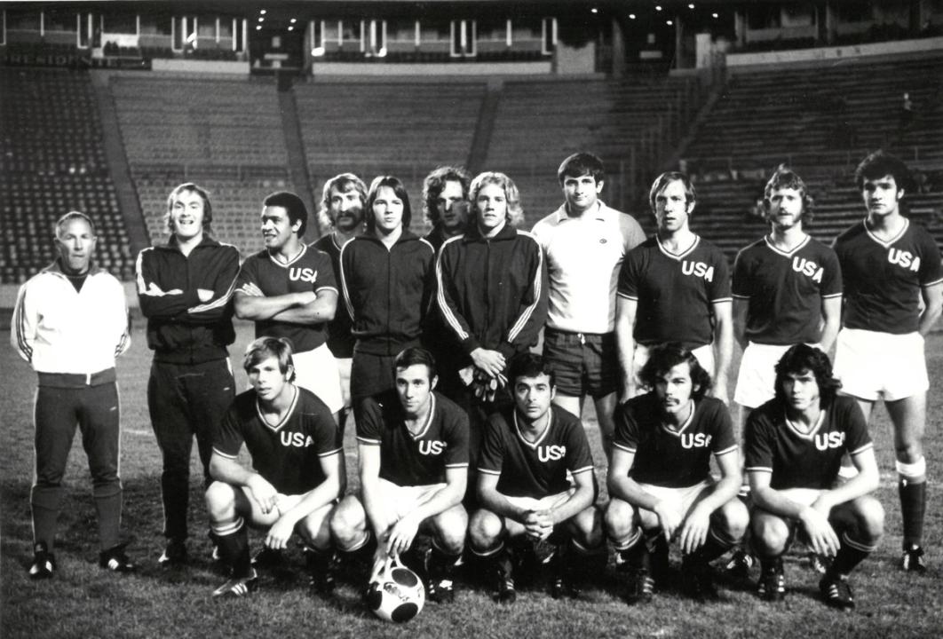 Willy Roy (third from left, standing) in Mexico in 1973