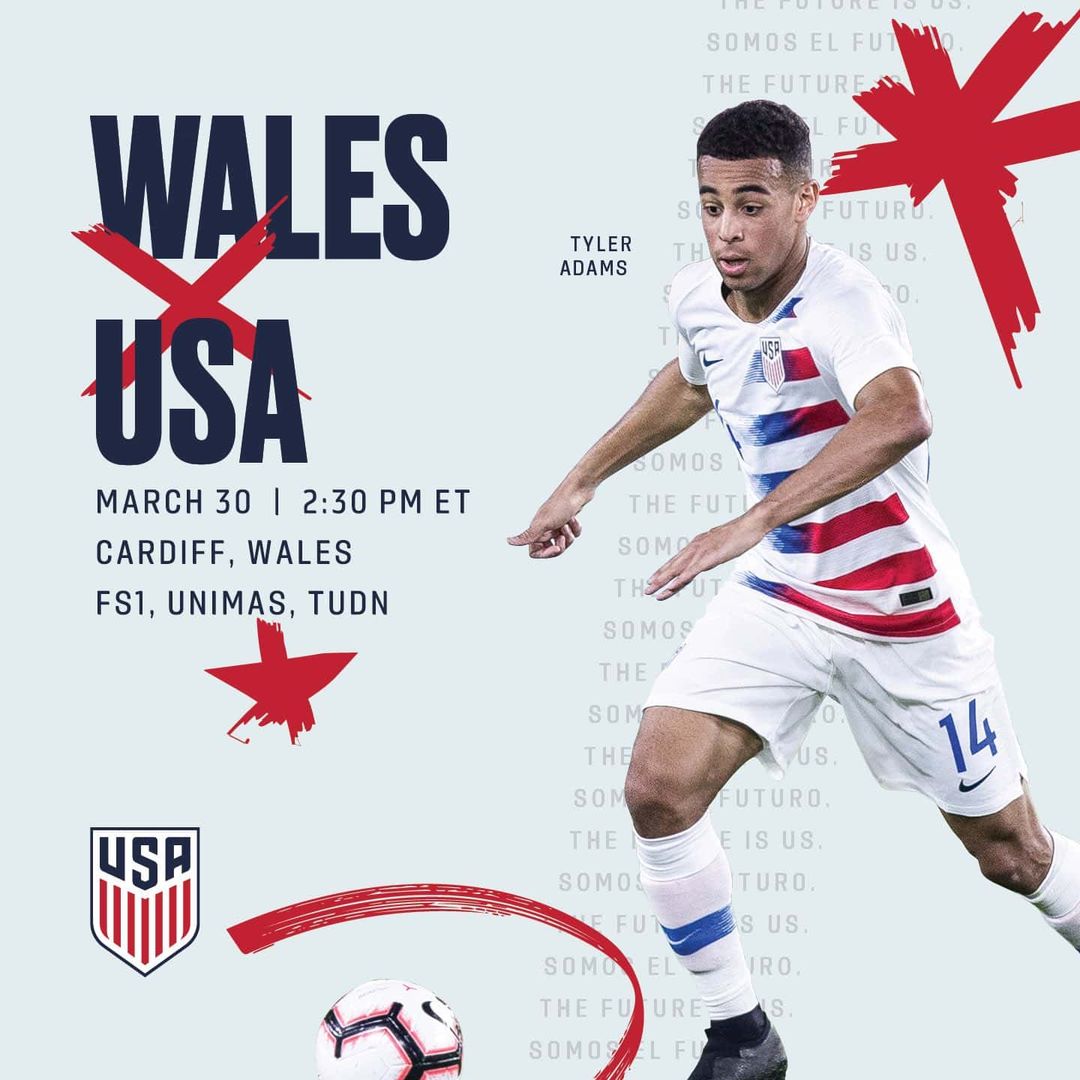 USMNT to Face Wales on March 30 in Cardiff for Second Match of European Tour