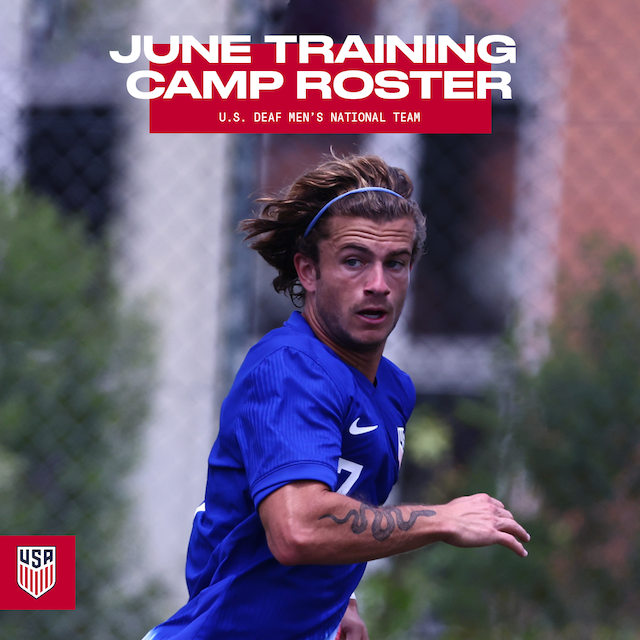 Everett Palache Names 24-Player Deaf Men’s National Team Roster for June Training Camp in Washington, D.C.