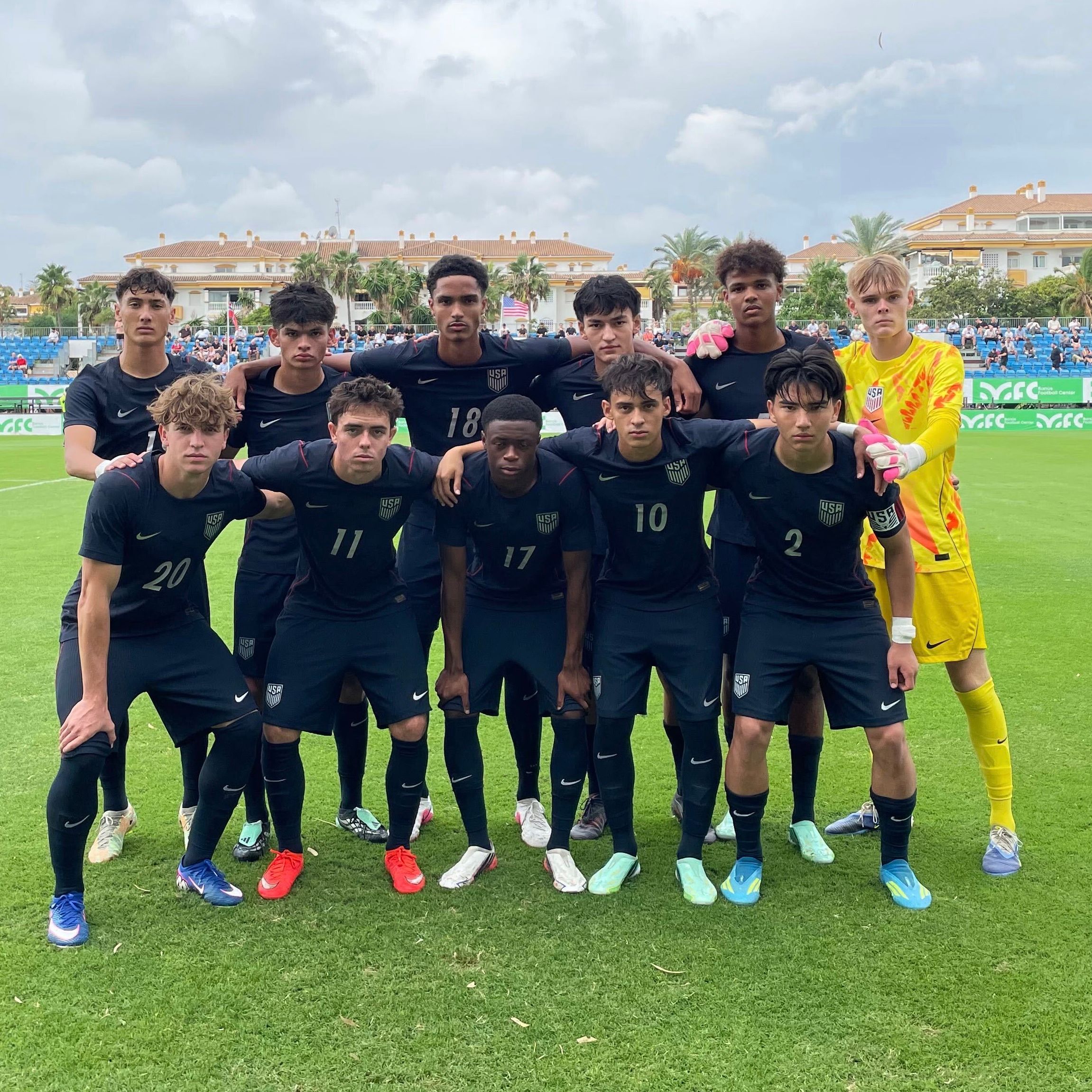 U.S. Under-17 Men's National Team Splits Four Matches in Spain