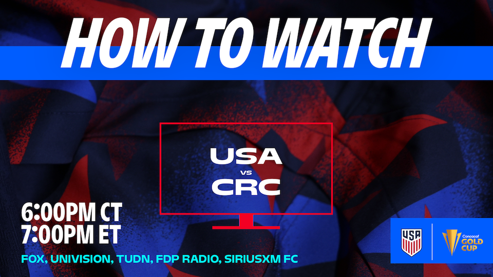 How to watch USA vs. CRC 7 p.m. ET FOX, Univision, TUDN, FDP Radio, SiriusXM FC