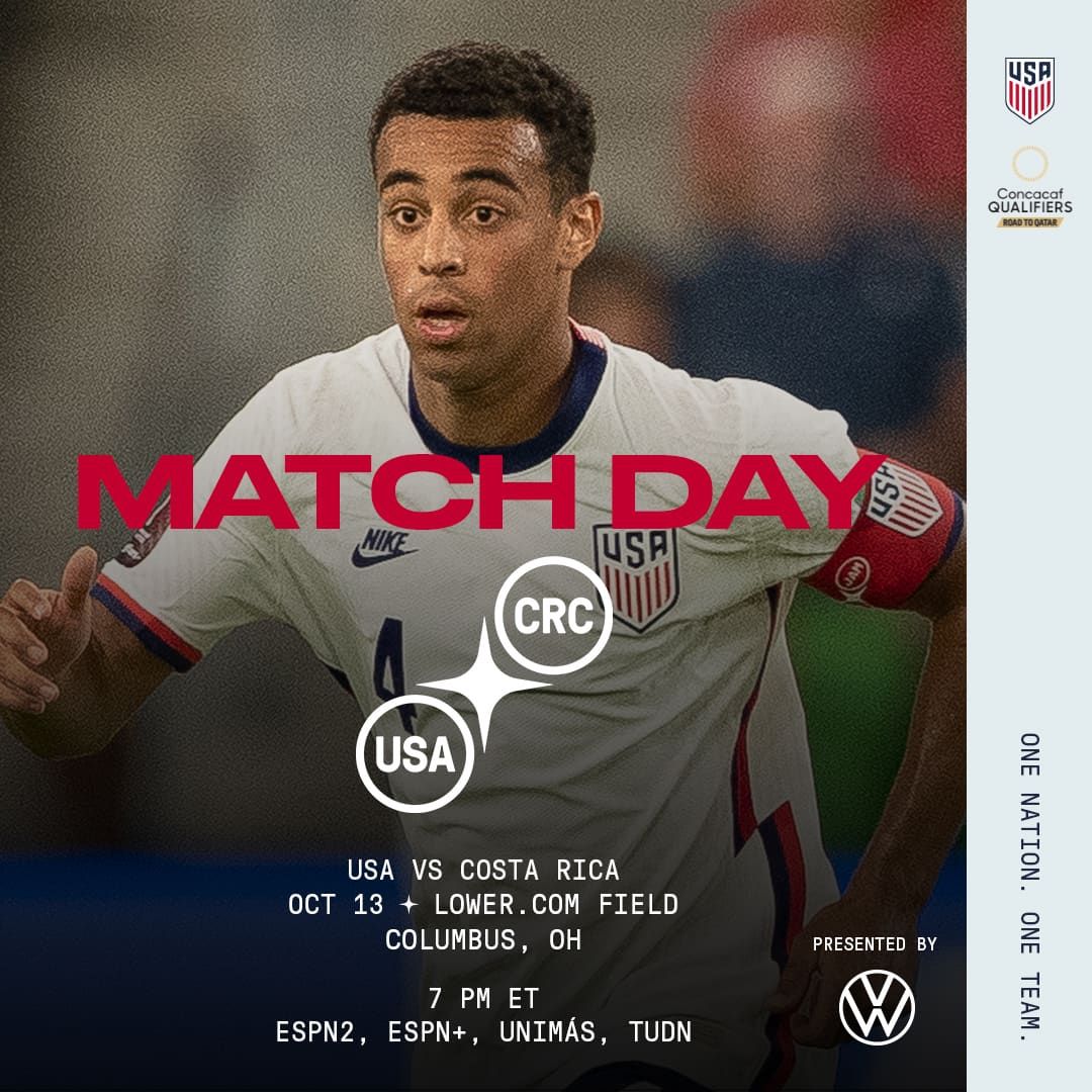 PREVIEW: USMNT Aims to Finish October World Cup Qualifying Matches on High Note vs. Costa Rica in Columbus, Ohio
