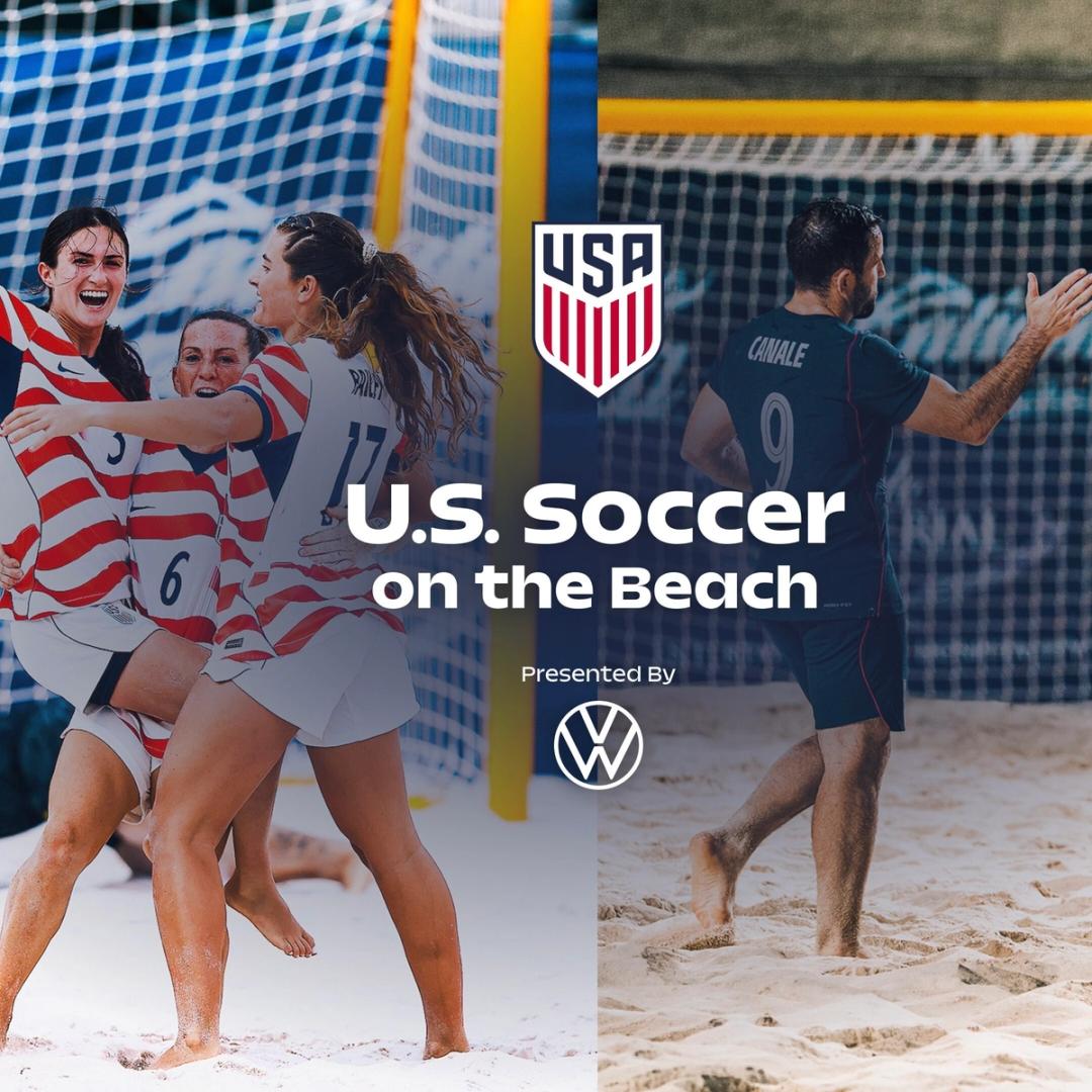 U.S. Soccer Brings Beach Soccer Doubleheader vs. Trinidad & Tobago to Venice Beach, Presented by Volkswagen