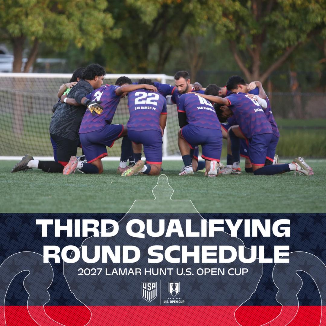 Schedule Confirmed for 2027 Lamar Hunt U.S. Open Cup Third Qualifying Round