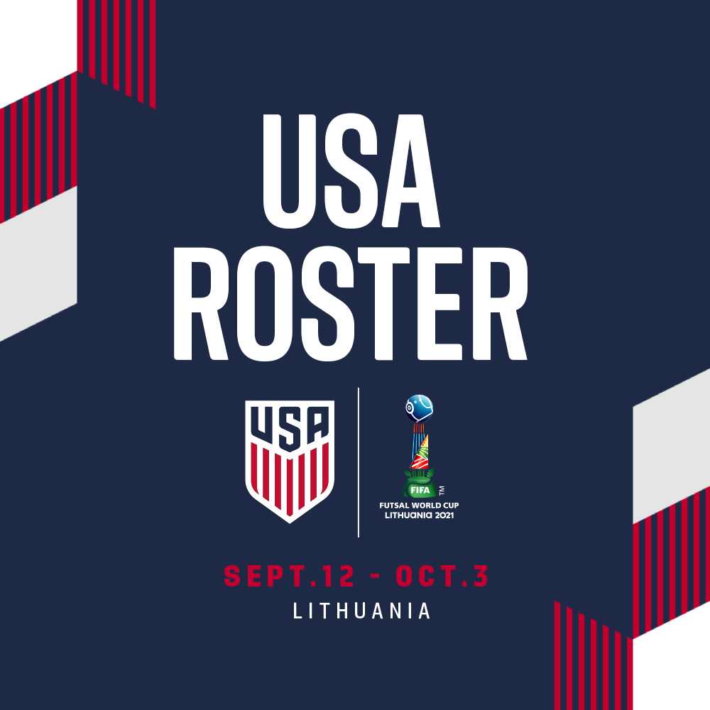 U.S. Futsal Nt Head Coach Dusan Jakica Selects 16 Players to Represent USA at Fifa Futsal World Cup Lithuania 2021