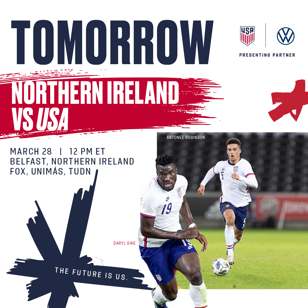 Preview: USMNT Takes on Northern Ireland as Building Process Continues Towards World Cup Qualifying