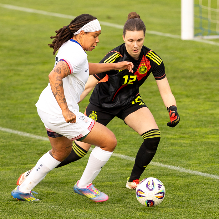 U.S. Under-23 Women’s National Falls 2-1 to Germany to Finish European Trip