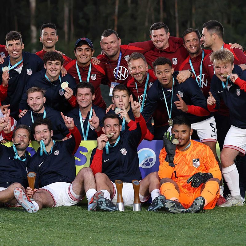 U.S. Men's CP National Team Celebrating 2025 Copa América Title with 4-1 Win Against Argentina