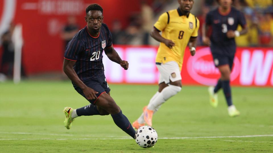 Folarin Balogun in USMNT vs. Ecuador