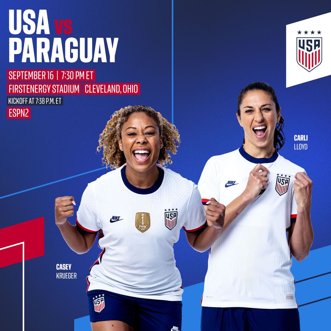 Preview: USWNT Returns to Action Against Paraguay