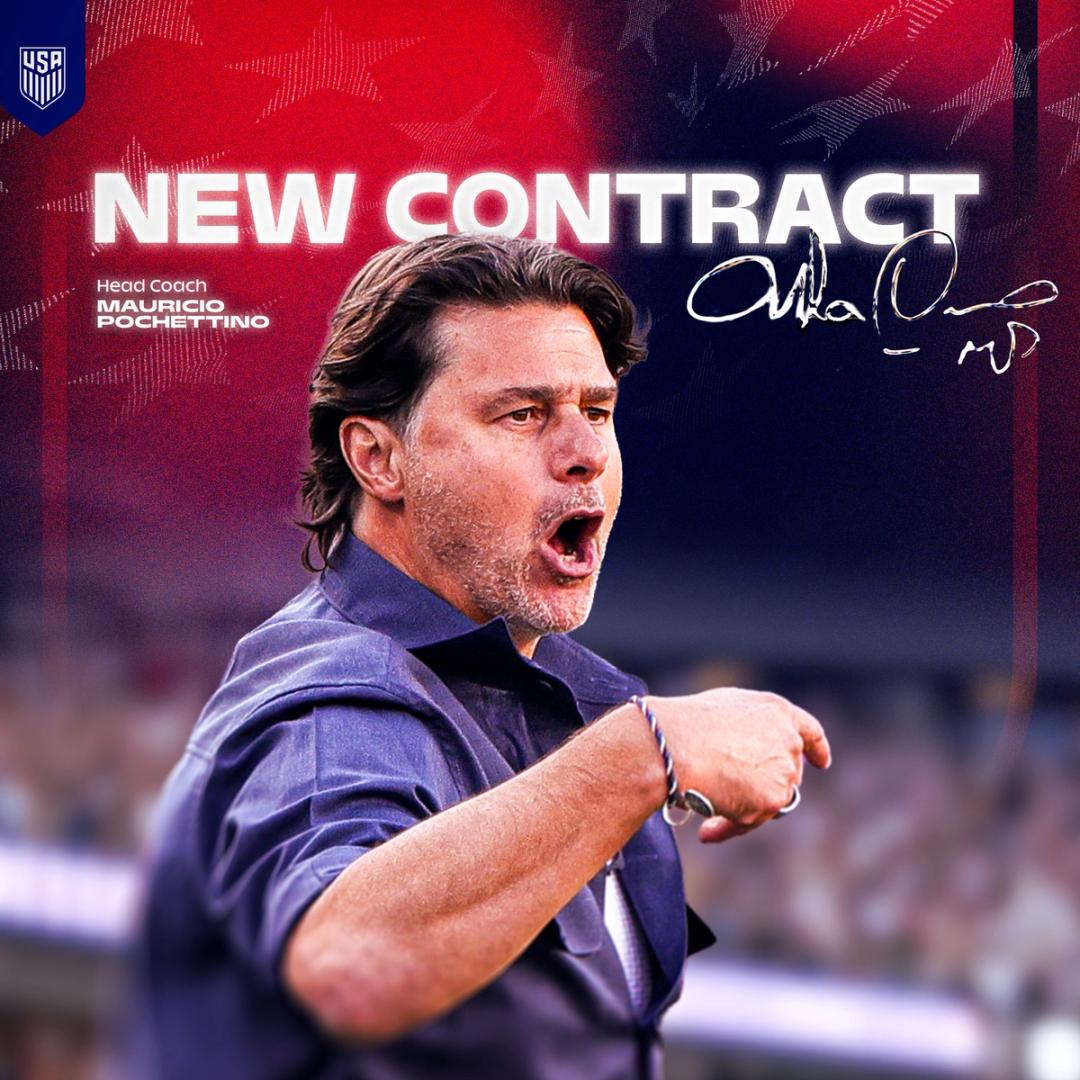U.S. Soccer Federation and Mauricio Pochettino Agree to New Contract Through 2030