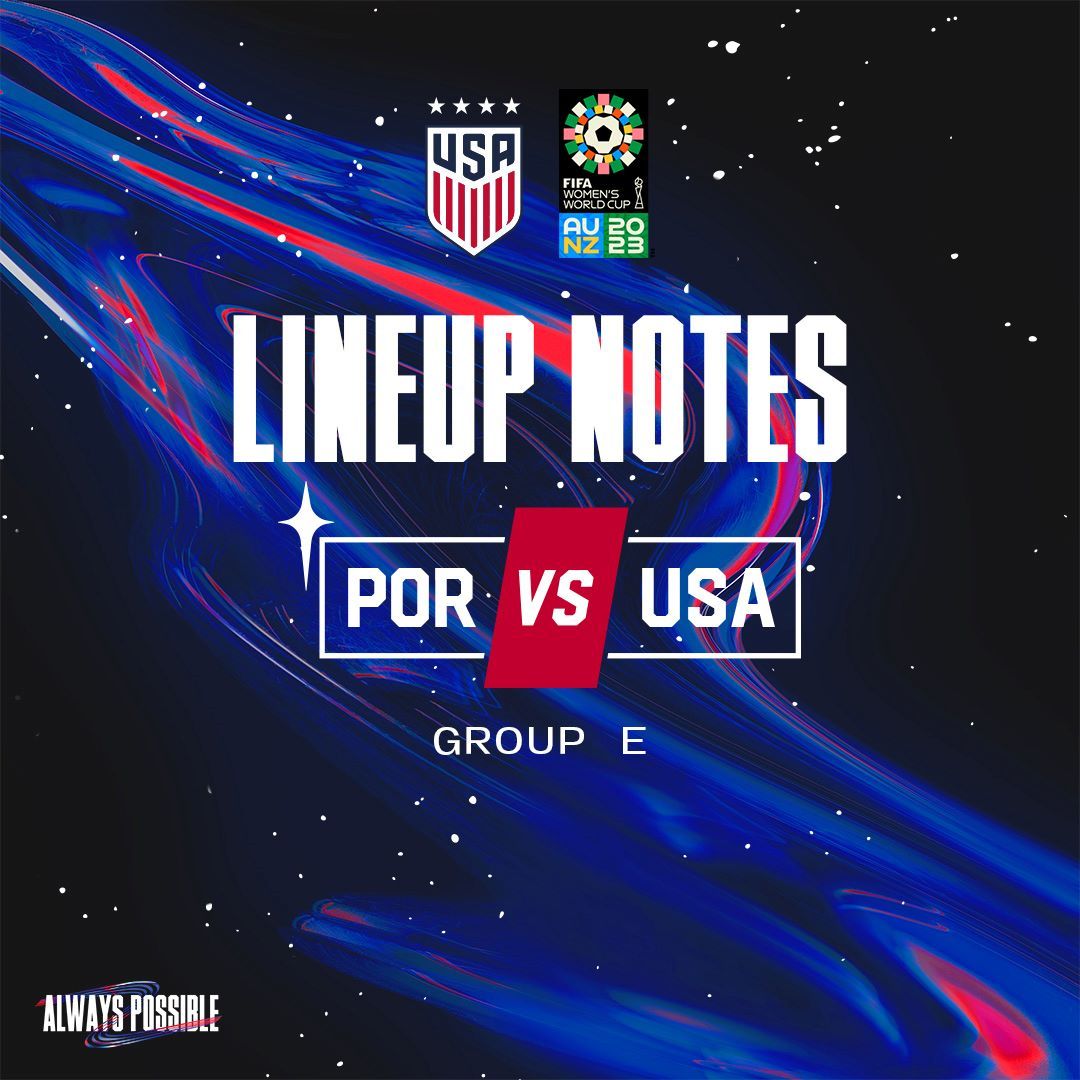 2023 FIFA Women's World Cup: USWNT vs. Portugal - Lineup, TV Channels & Start Time