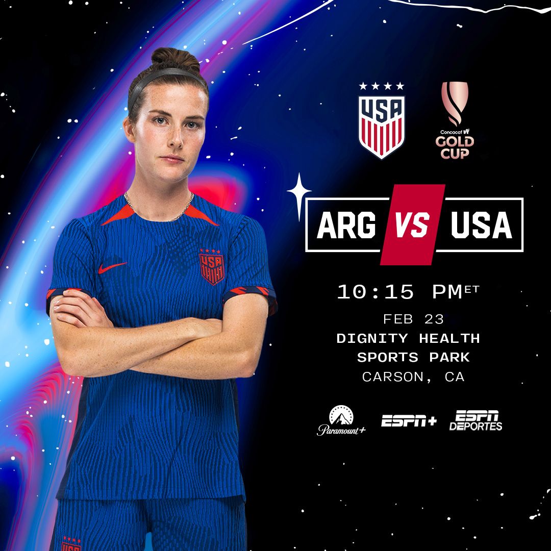 USWNT Continues W Gold Cup Group Play Against Argentina