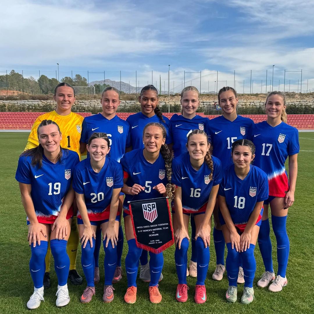 U.S. Under-17 Women's National Team Earns Dominant 3-0 Win Over Denmark to Close Two-Match January Window