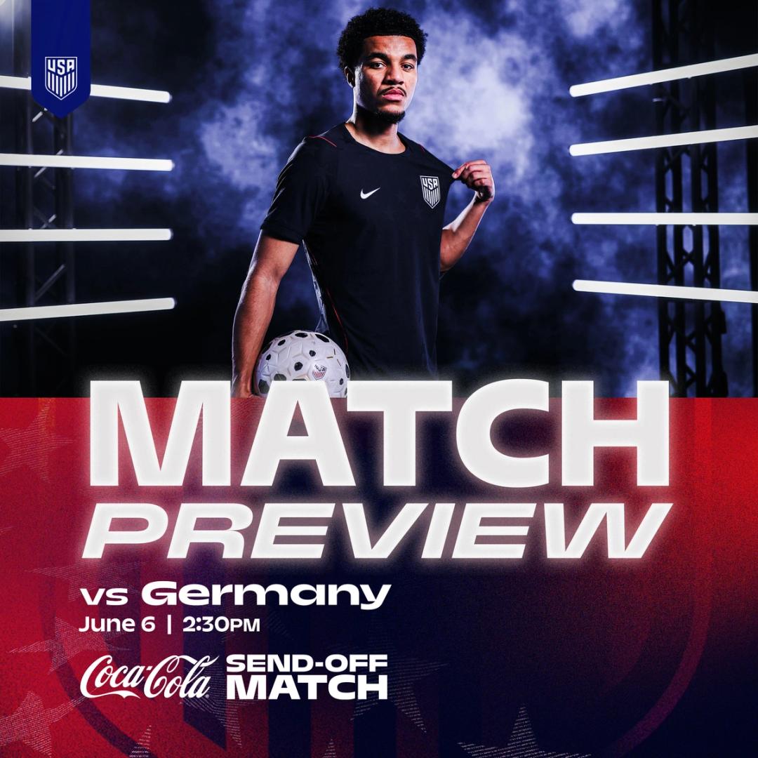 USMNT Hosts 10th-Ranked Germany in Final Match Before FIFA World Cup 2026