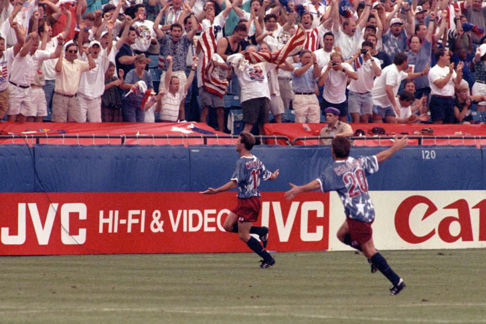 The U.S. Men’s National Team breaks through at the 1994 FIFA World Cup on home soil