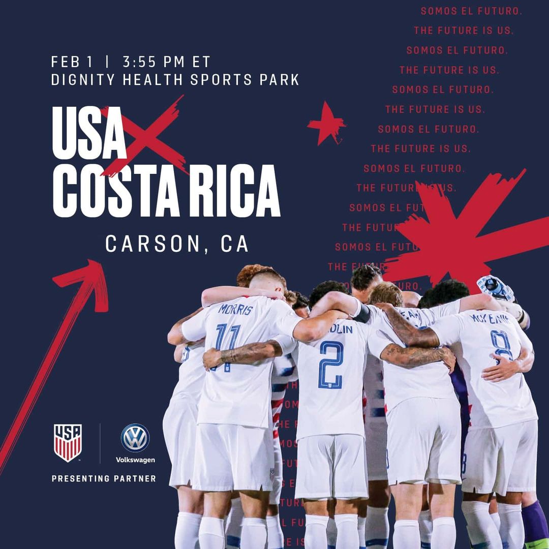 USMNT to Open 2020 With Match Against Costa Rica on Feb 1 at Dignity Health Sports Park in Carson CA