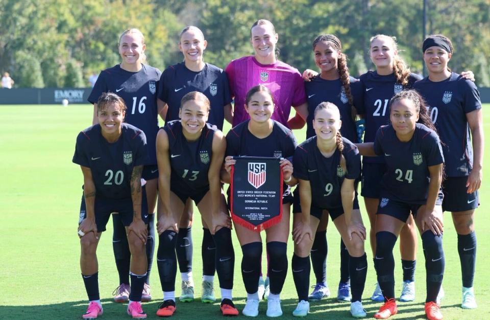 U.S. Under-23 Women's National Team Finishes Training Camp With 6-2 Win Over the Dominican Republic as Melani Barcenas Scores Twice