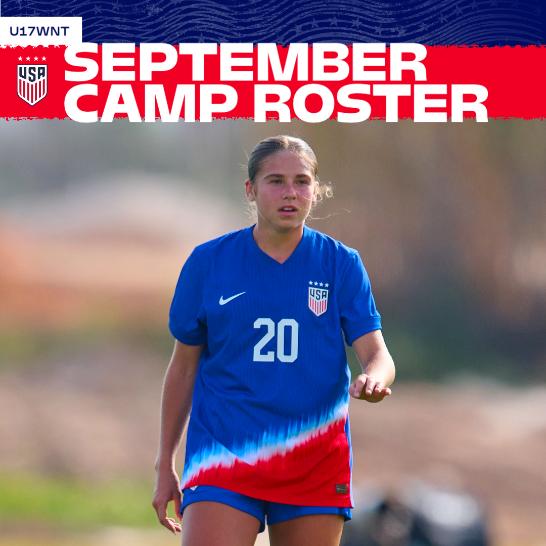 Head Coach Katie Schoepfer Selects 24-Player Roster for U.S. Under-17 Women's National Team Training Camp at the Arthur M. Blank U.S. Soccer National Training Center