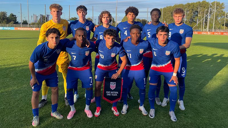 U-17 MNT Falls in Two Friendlies against Netherlands during