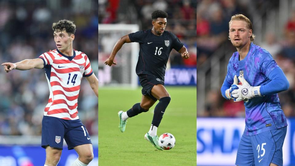 Sebastian Berhalter, Alex Freeman and Chris Brady