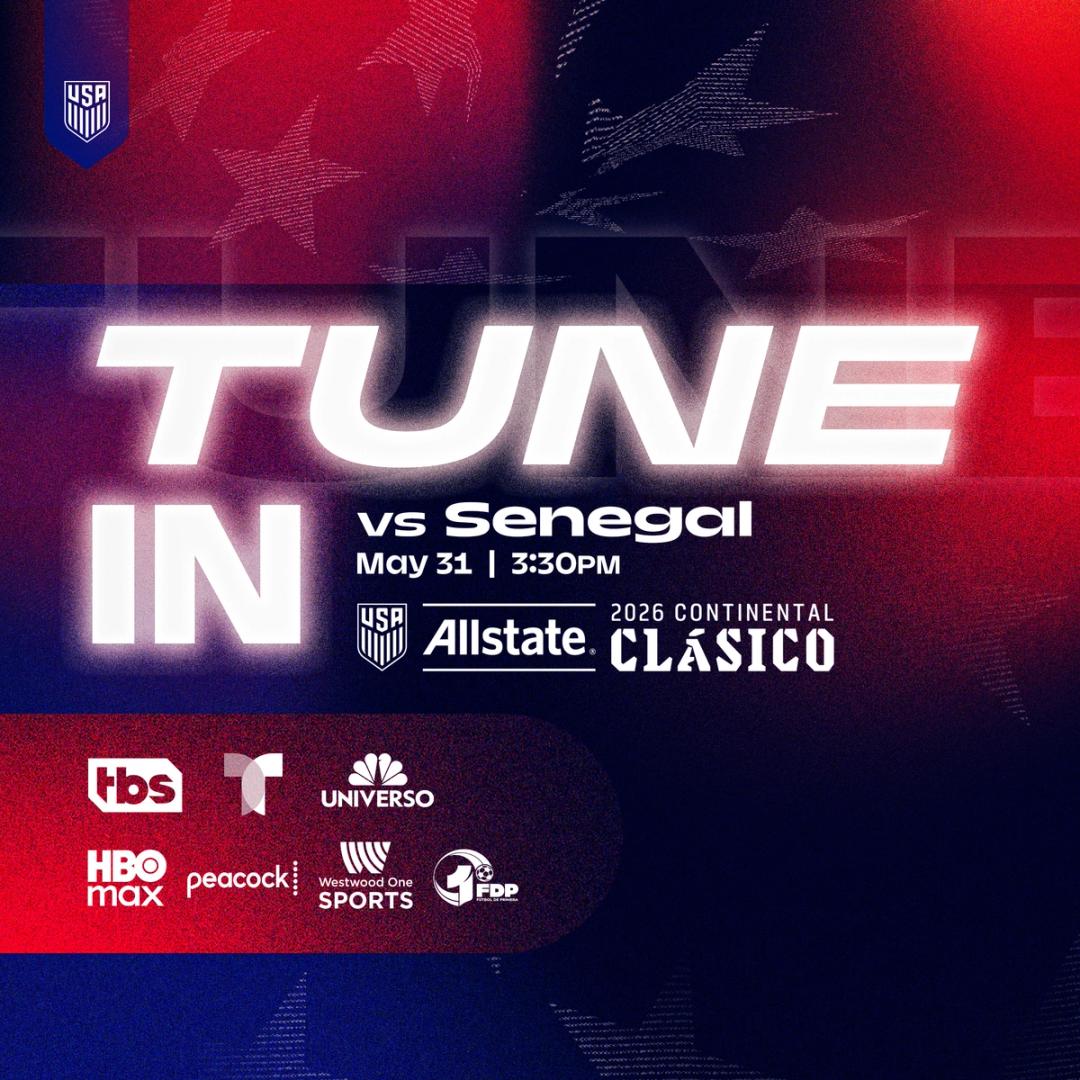 How to Watch: USMNT vs. Senegal on Sunday, May 31 in Charlotte, North Carolina