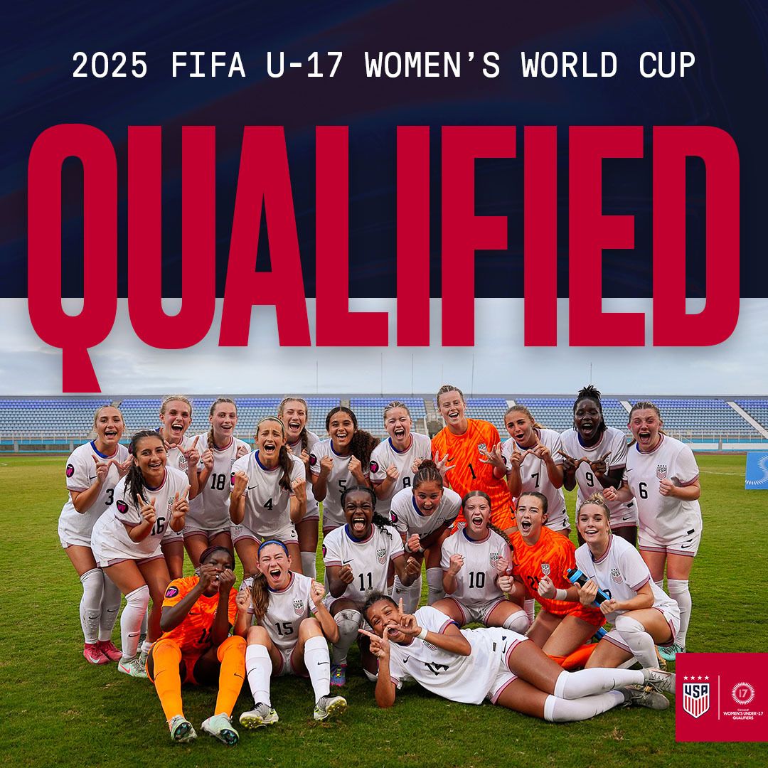 U-17 WNT Qualifies for the 2025 FIFA U-17 Women’s World Cup Following Win over El Salvador