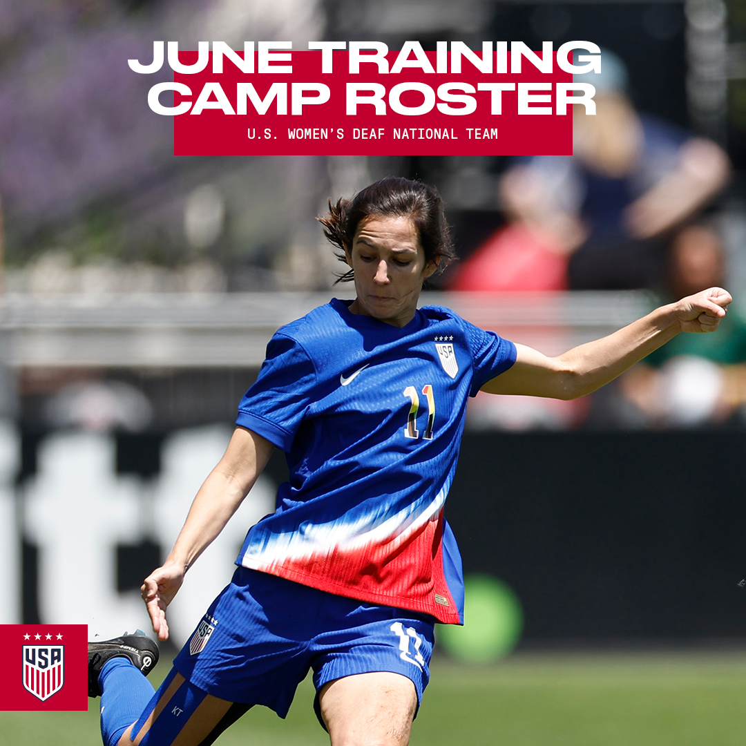 Amy Griffin Names 22-player U.S. Women’s Deaf National Team Training Camp Roster from June 10-17 in Albuquerque, New Mexico