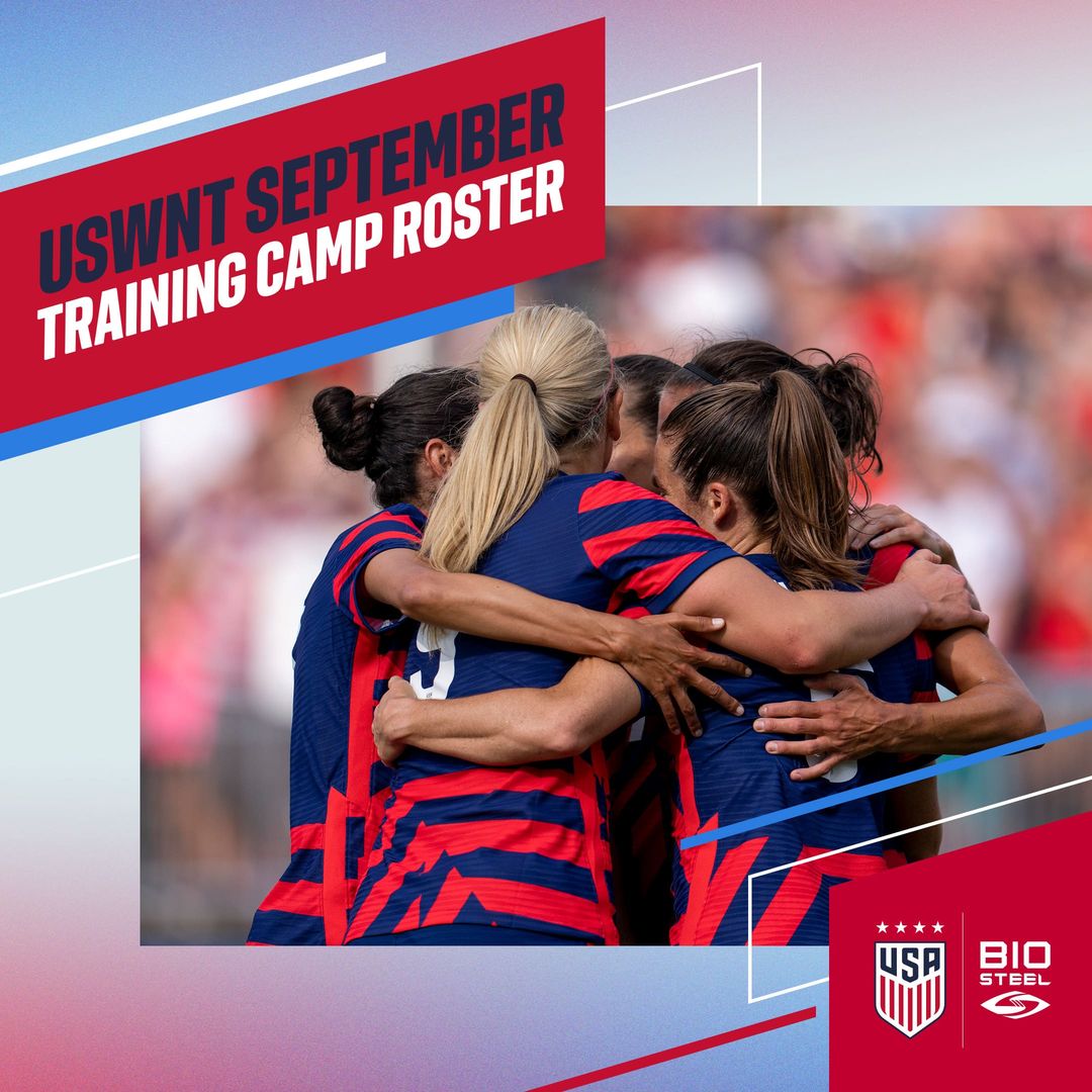 Midfielder Andi Sullivan and Forwards Sophia Smith and Mallory Pugh Added to USWNT Biosteel Training Camp Roster for September Matches Against Paraguay in Cleveland and Cincinnati, Ohio