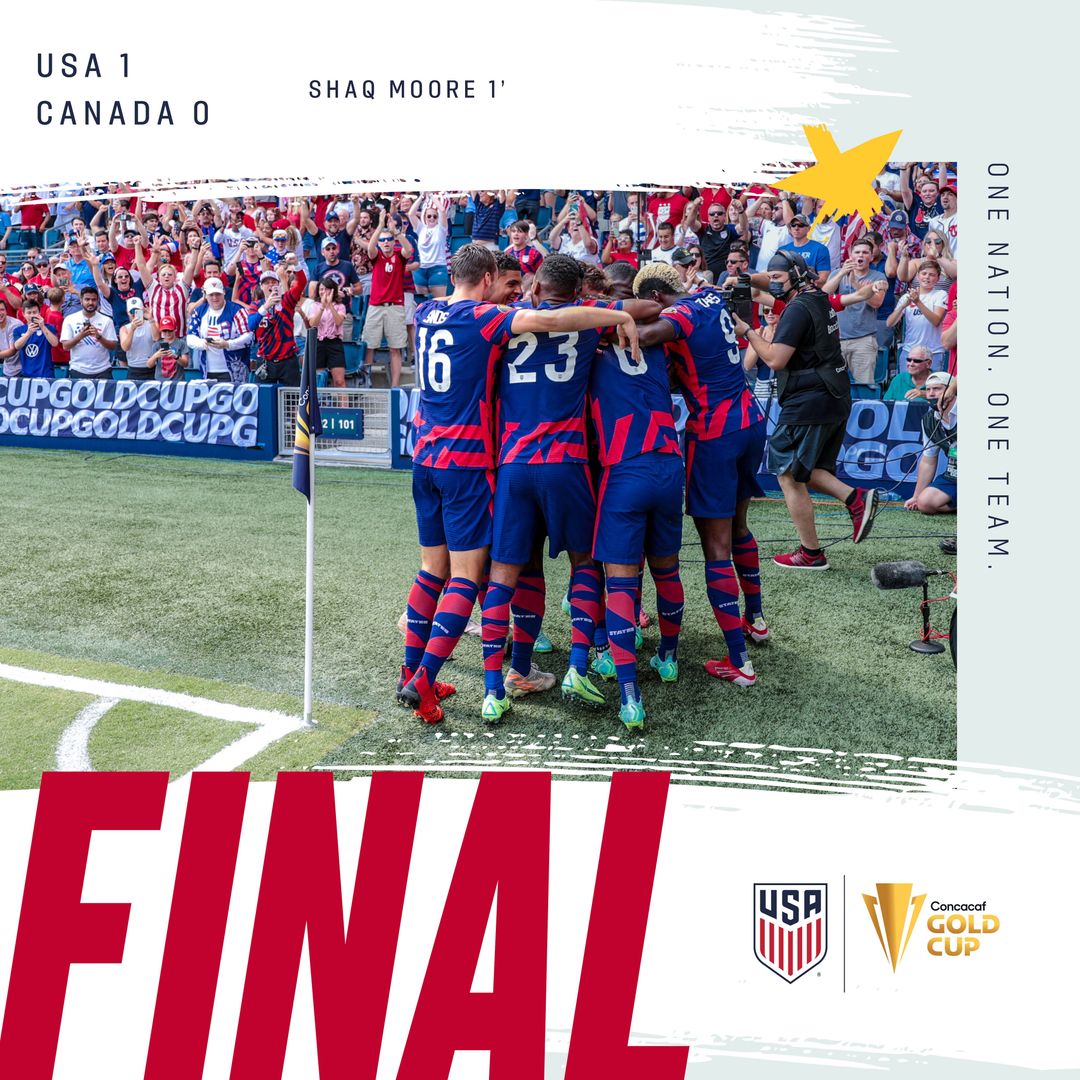 Shaq Moore Strikes Early as USMNT Reach Quarterfinals of 2021 Concacaf Gold Cup With 1-0 Win Over Canada