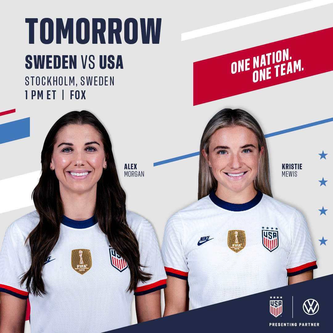 PREVIEW: USWNT set for Showdown with Fifth-Ranked Sweden in Stockholm