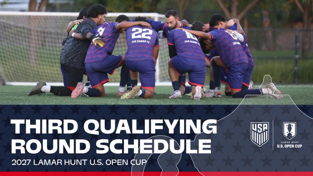 Schedule Confirmed for 2027 Lamar Hunt U.S. Open Cup Third Qualifying Round