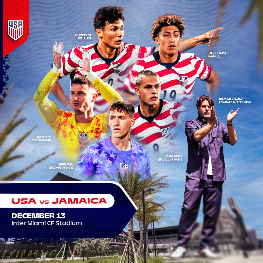 U.S. Men’s National Team to Complete Successful 2026 Campaign Against Jamaica on Dec. 13 in Fort Lauderdale, Fla.
