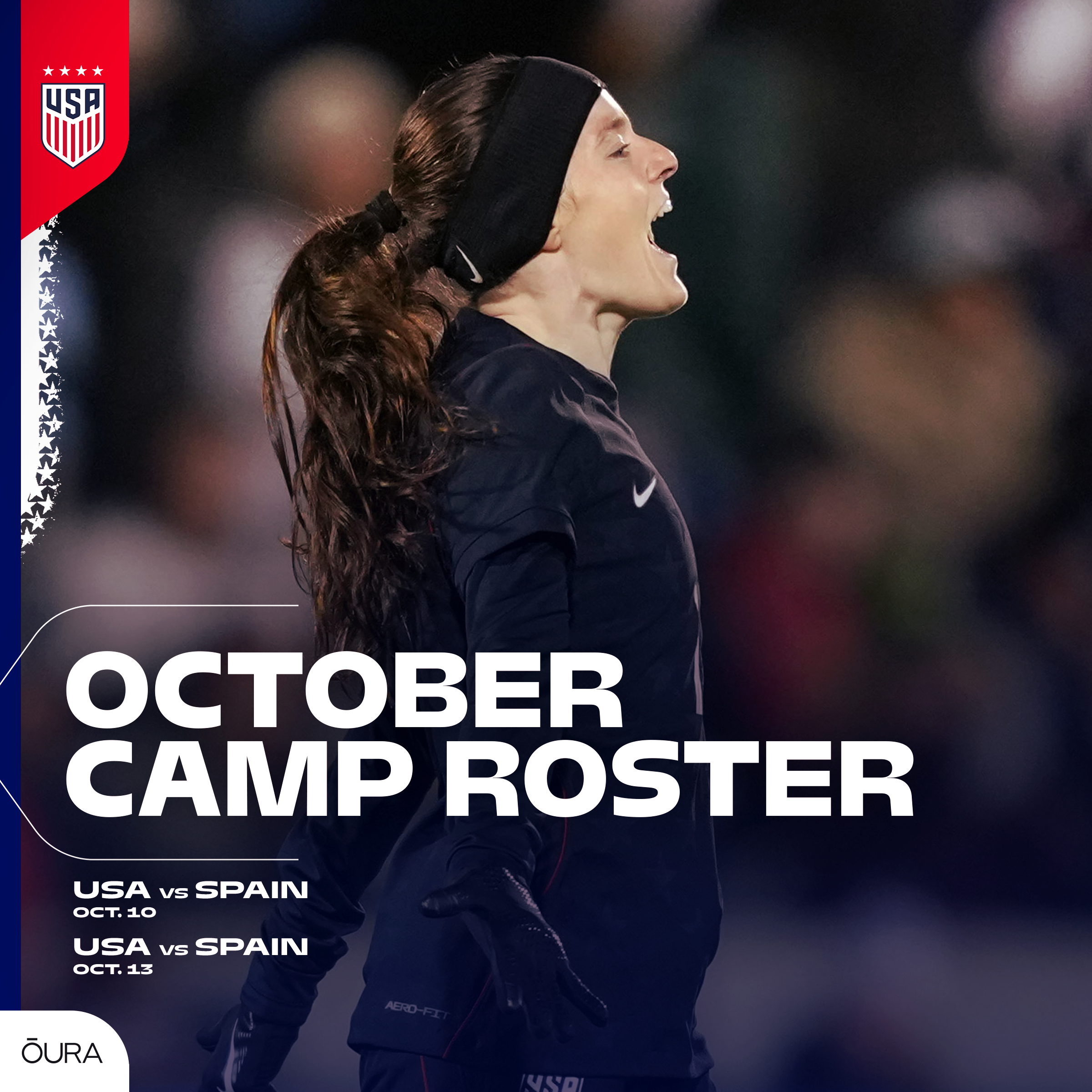 Hayes Names 26-Player USWNT Training Camp Roster for October Matches Against Spain in Washington, D.C. and Chester, Pa