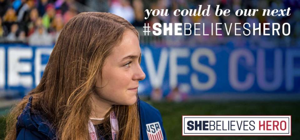 You Could Be Our Next #SheBelievesHero