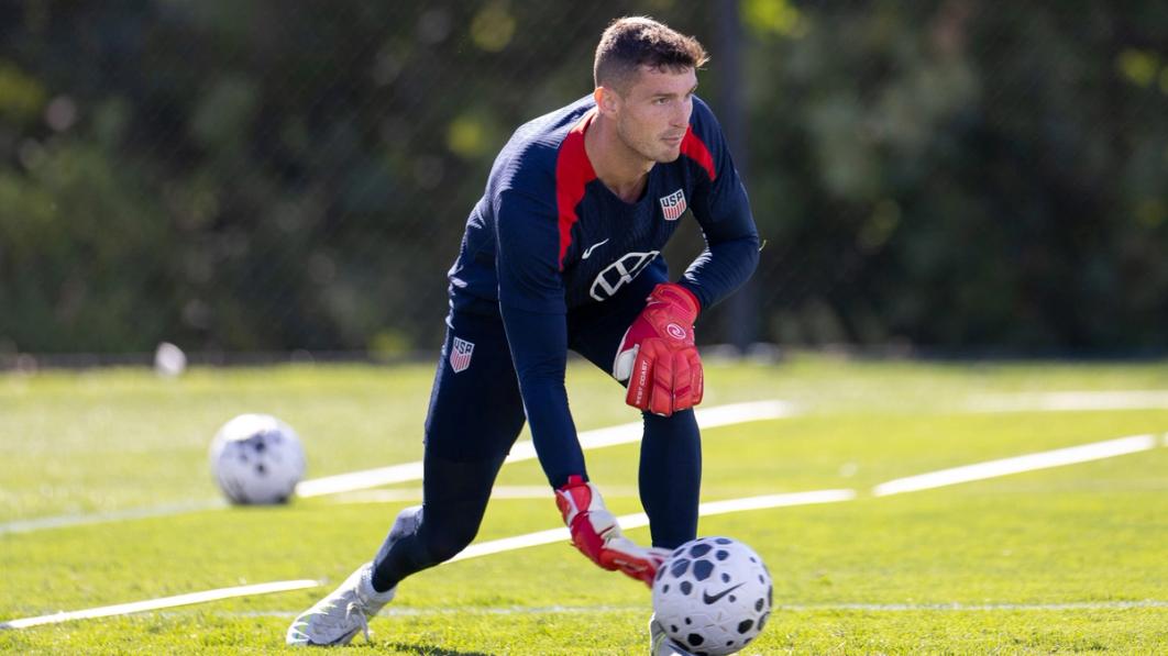 USMNT goalkeeper Matt Freese