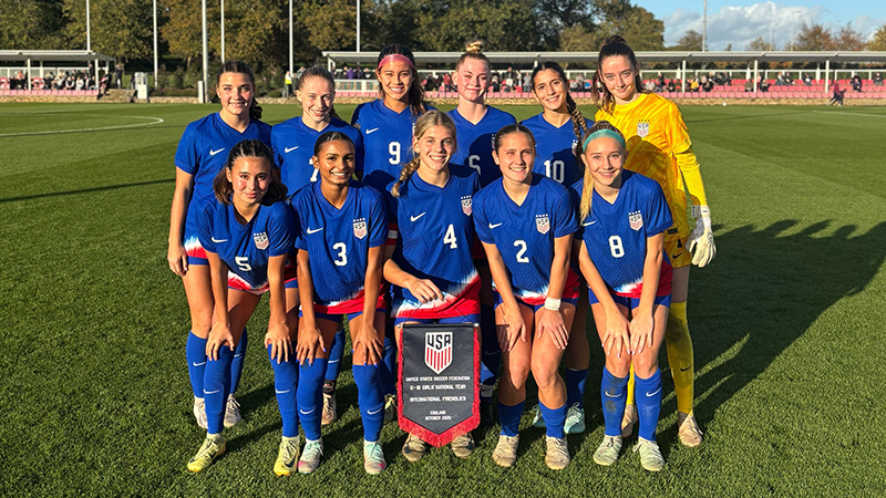 U.S. Under-16 Girls’ National Team Downs England, 1-0