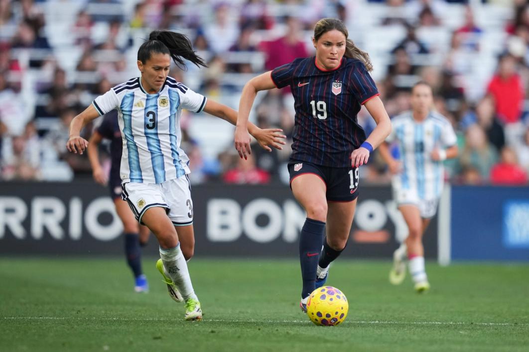 Canada sits atop tournament standings after 4-1 win over Colombia; USWNT currently in second place following 2-0 victory against Argentina