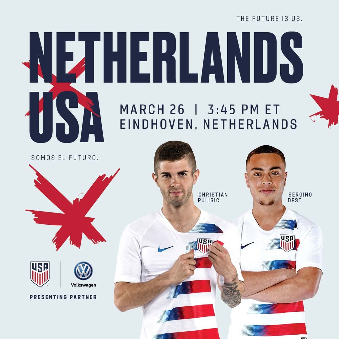 USMNT to Begin Two Match European Tour on March 26 against the Netherlands